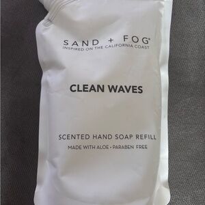 Sand + Fog Clean Waves Hand Soap Refill 34 oz Scented Aloe Formula Paraben Free